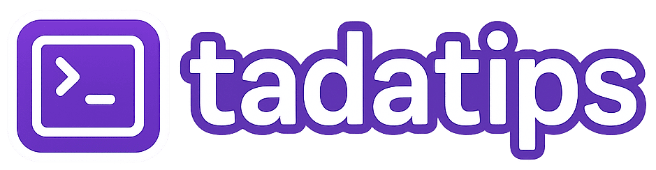 TadaTips Logo – Micro Hacks, Smart Habits, and Clever Tricks for a Sharper Life
